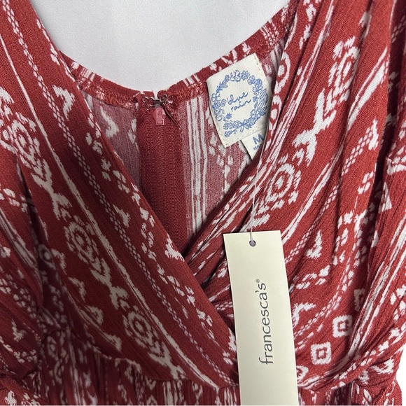 Francesca’s Blue Rain Women’s Dress Boho-Chic Medium NWT - Picture 3 of 12